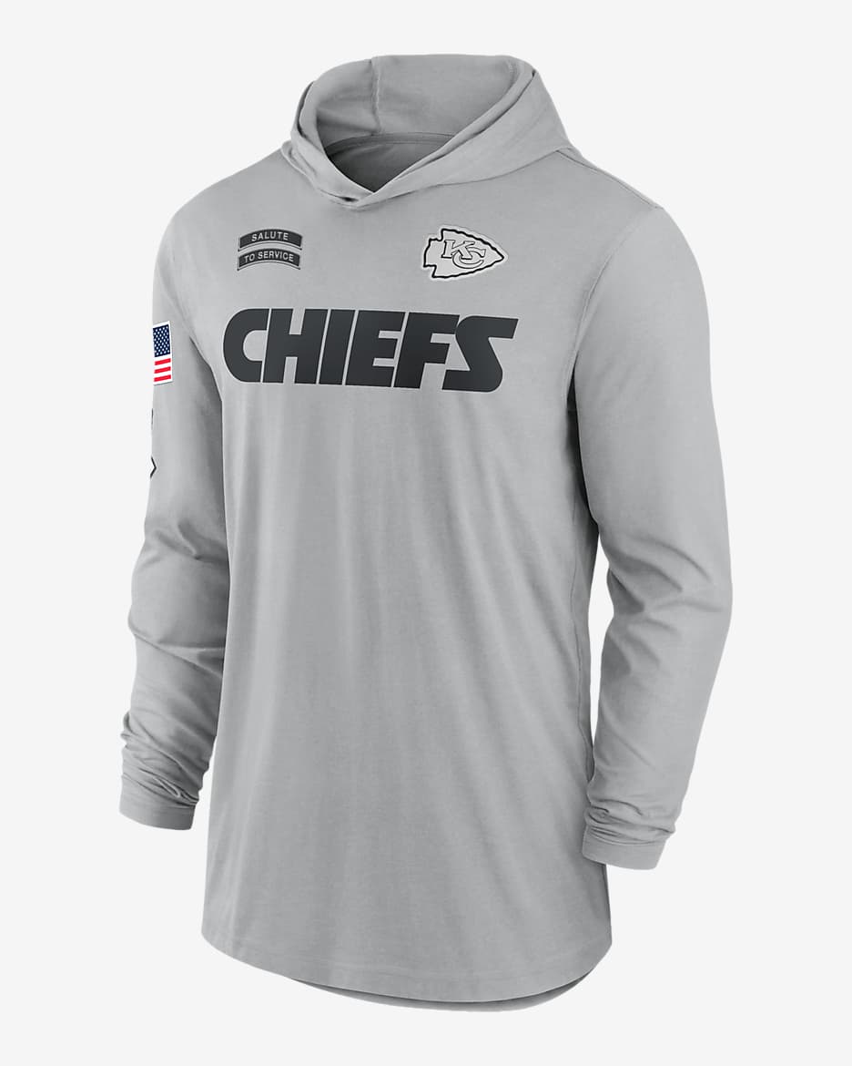 Nike Men’s Kansas City Chiefs Salute To Service Hoodie Sweatshirt 3XL outlet NFL.